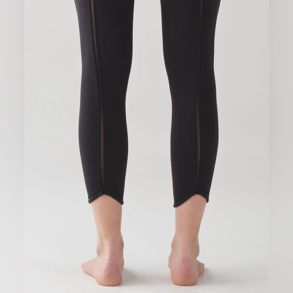 Lululemon Wunder Under Pant (Hi-Rise) (Mesh) Black - Picture 5 of 5